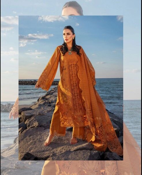 LWN3 Elegant Schiffli embroidered dress with intricate lace detailing and Arabic-inspired embroidery, perfect for festive and formal occasions.