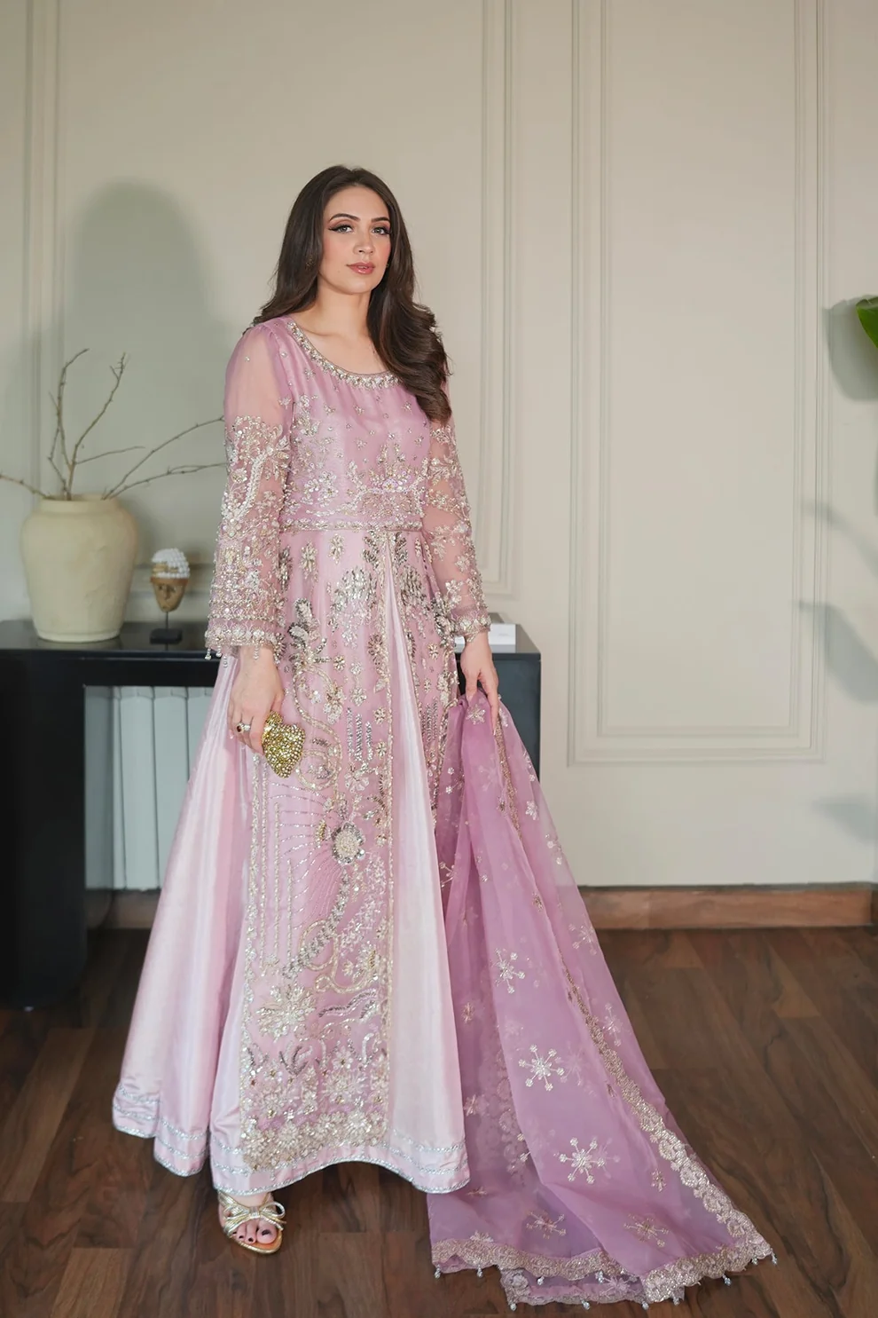 pink wedding dress Lilac Pink Formal Dress for Women | Mashaim
