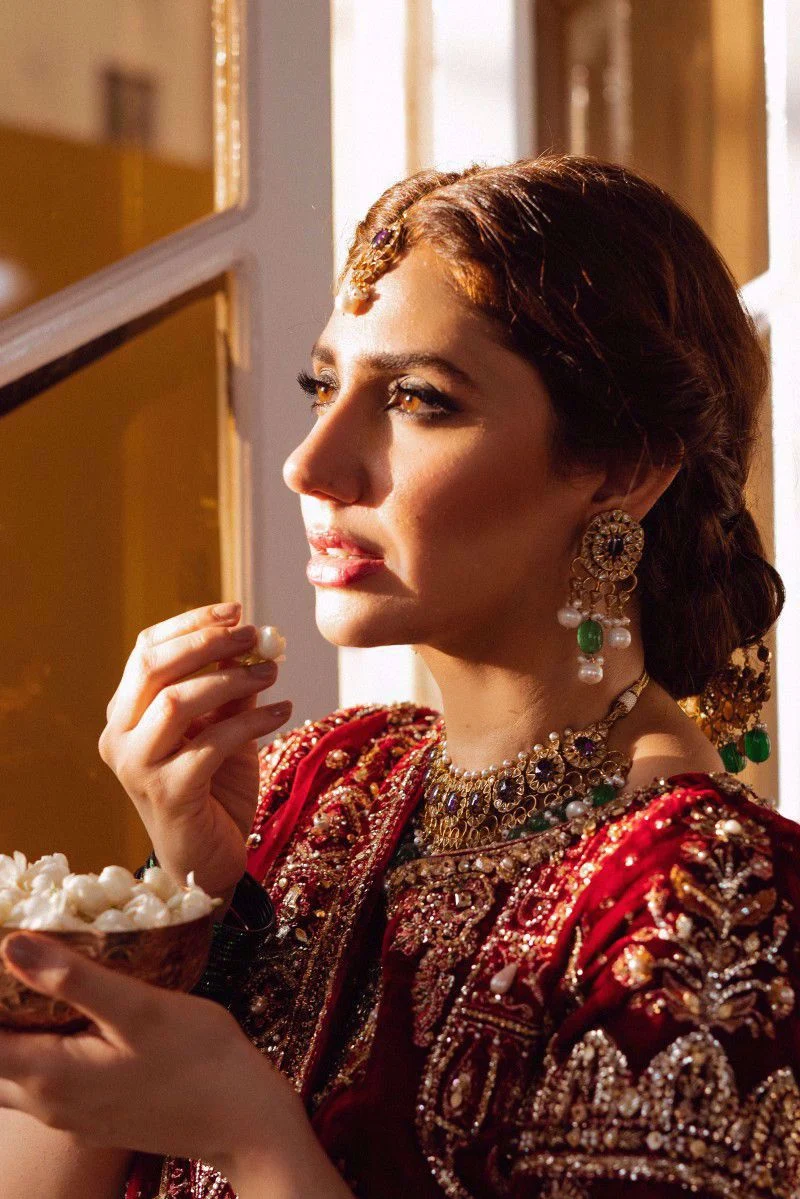 red wedding lehenga gulaal-bridal-lehenga-full-length.webp