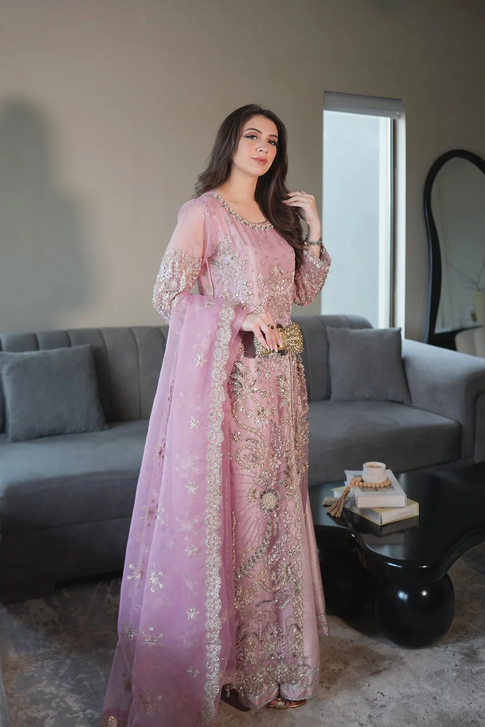 soft pink maxi